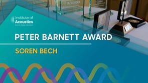 Peter Barnett Award - Soren Bech