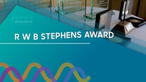 R W B Stephens Award - Simon Chandler-Wilde