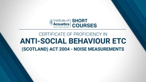 Certificate of Proficiency in Anti-Social Behaviour
